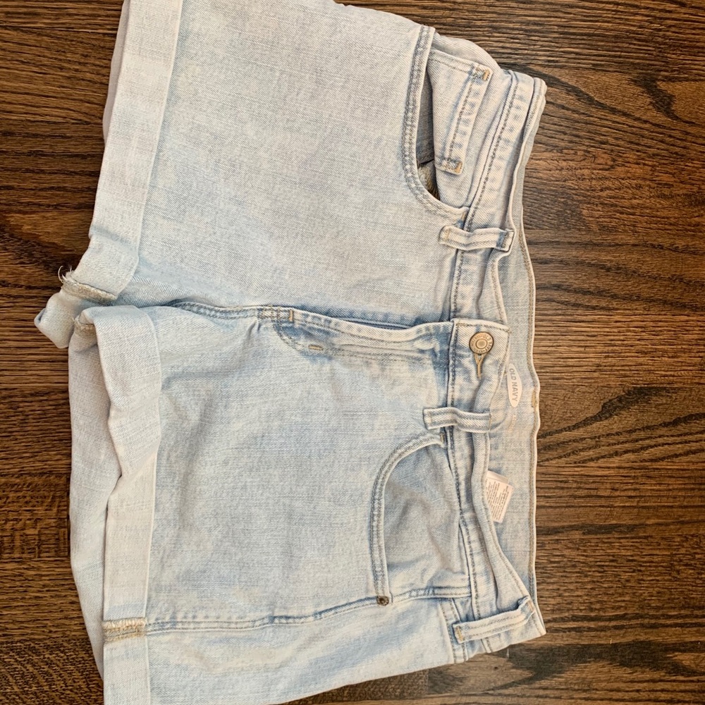 old navy denim jean shorts